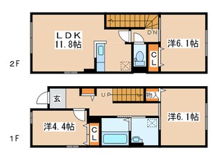 アベニュー北１０条の物件間取画像